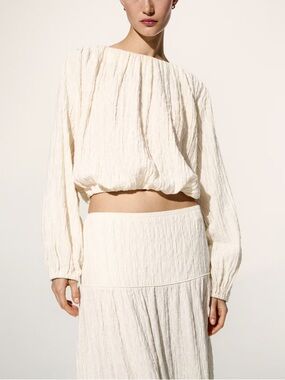 H&M Balloon Sleeve Top